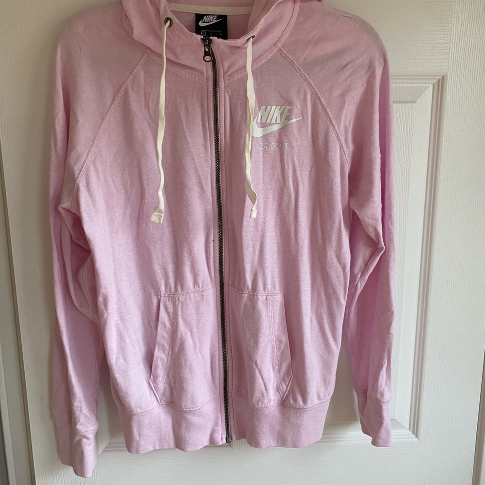 Pink Nike Full Zip Jacket - Large